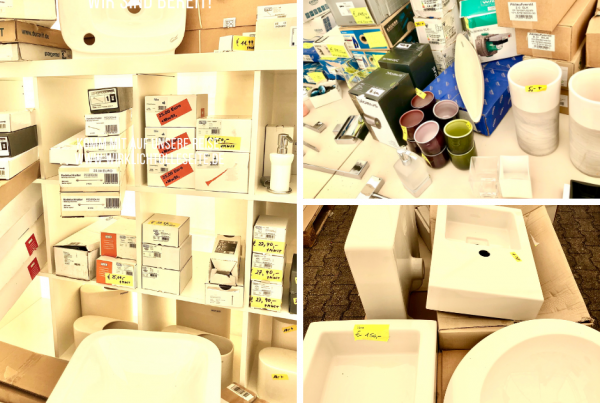 Waschbecken, Armaturen, Accessoires mit Rabatten ausgezeichnet