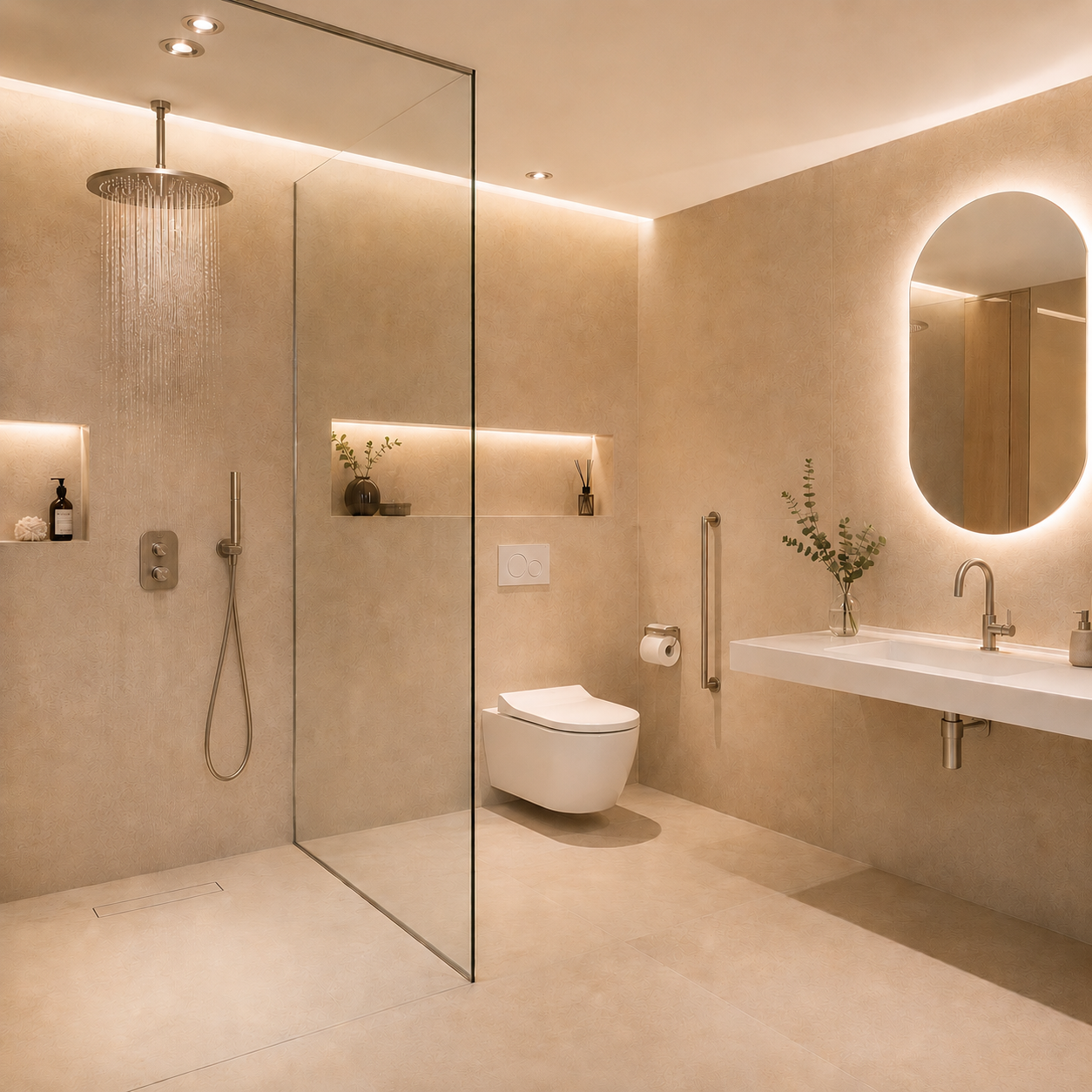 Barrierefreie Badezimmer stehen hoch im Kurs